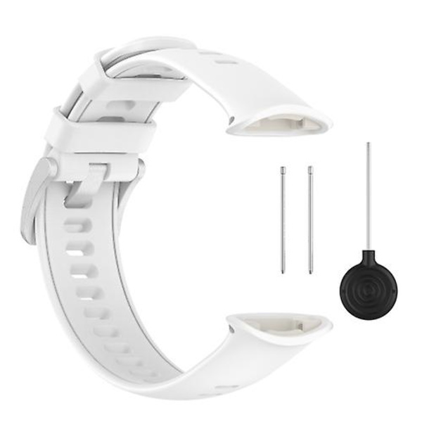 For Polar Vantage V2 silikon ensfarget sportsstropp White