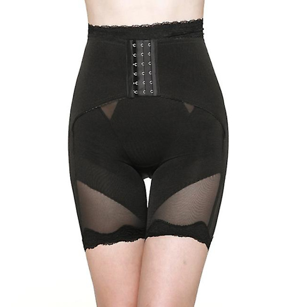 Höftlyftande andningsbar formande tunn shapewear bukbyxor korsett Khaki M