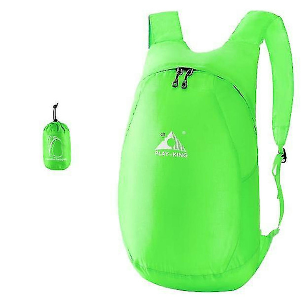 18l Ultralekea ulkoilureppu, vedenpitävä, taitettava reppu Shznv green