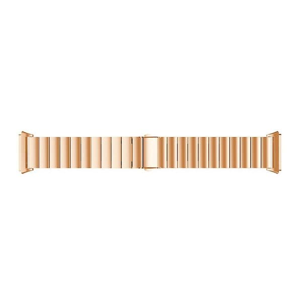 For Fitbit Ionic klokkerem i rustfritt stål Rose Gold