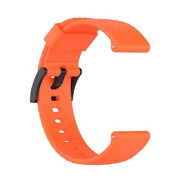 För Suunto 7 24 mm enfärgad watch Orange