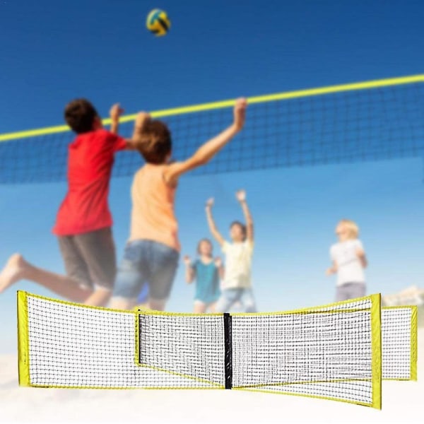 Fyra fyrkantiga volleybollnät 150*50cm