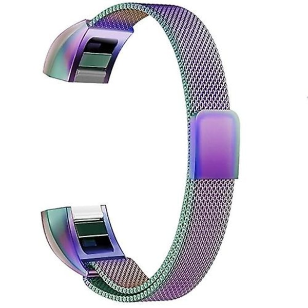 Watch i rostfritt stål för Fitbit Alta, storlek: Large, 170-236 mm Iridescent