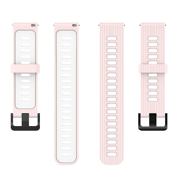 Silikonrem for Huawei Watch Gt 3 42mm Sand Pink White