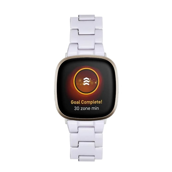 For Fitbit Versa 3 / Sense Universal Resin Watch Band White