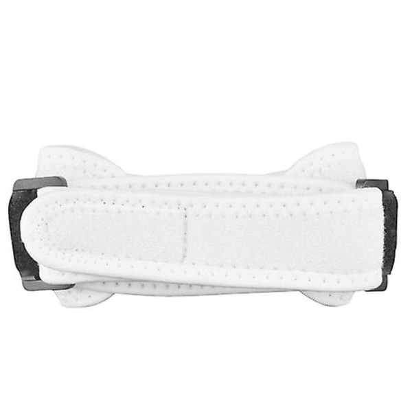 1 par justerbara sportknäskydd knästöd knäskydd rem White 2pcs