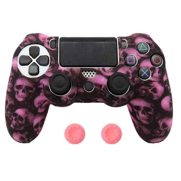 Silikonikotelo PS4-ohjaimelle M-PS4-19 pinkki