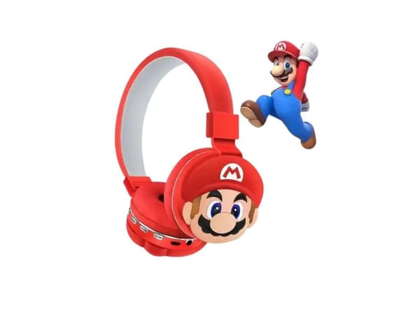 Super Mario trådlösa barnhörlurar
