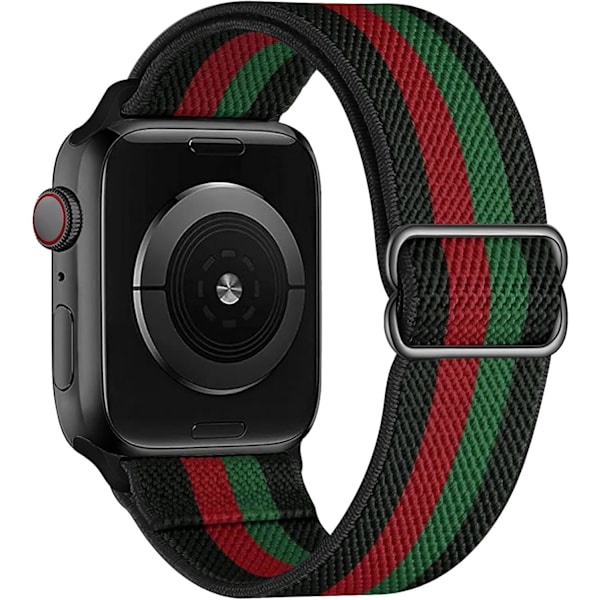 Elastisk Solo Loop-reim kompatibel med Apple Watch-reimer 25 42mm/44mm/45mm