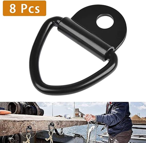 Festegjøringsanker Kroker V-Ring Tilhenger Laste Ringer (8 STK)