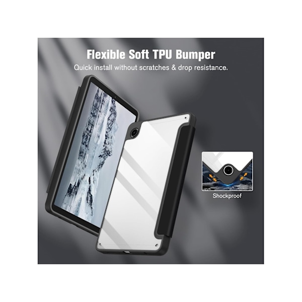 Etui til Samsung Galaxy Tab A9 8.7sm X115 (svart)