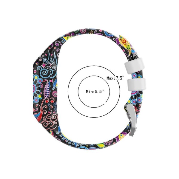 Til Garmin Vivofit Jr3 Silikone Printing Watch Band Painted