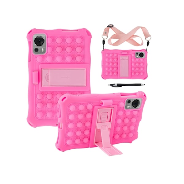 For Iplay 50/60 Mini/60 Mini Pro 8.4 Tommers Nettbrett, Rosa Silikon Støtsikkert Deksel