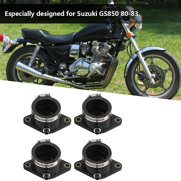 4 st Motorcykel Förgasare Insugsgrenrör Fogtätning för Suzuki GS850 80-83