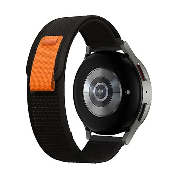 Til Garmin Venu 2 Plus / Sq 2 20 mm Universal Loop Nylon urrem Black