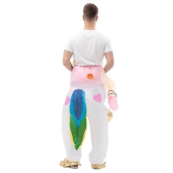 Unicorn Jumpsuit kostym Uppblåsbar kostym Cosplay Fantasy 150-190cm