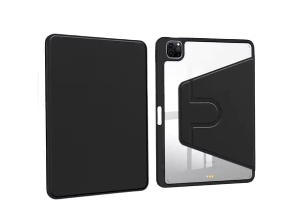 Crystal Folio Case 360º Rotation til Xiaomi Pad 6 Pro 11 Sort