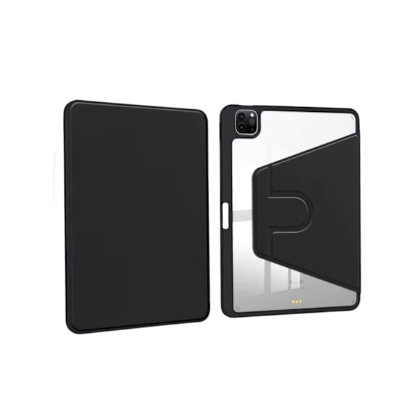 Crystal Folio -kotelo 360º kääntyvä Xiaomi Pad 6 Pro 11 -laitteelle, musta