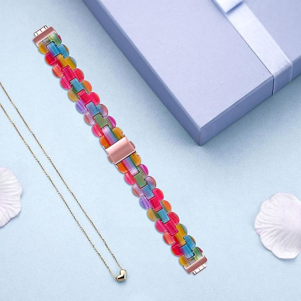 Fitbit Inspire 2 / Inspire Oval Resin watch Rainbow