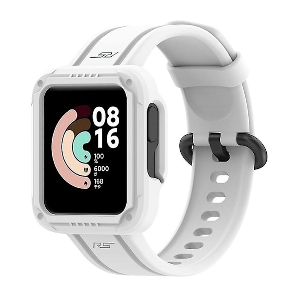 Til Xiaomi Redmi Watchmi Watch 2/Mi Watch Lite/Mi Watch Lite 2 Watch Strap Håndled med Watch Cas White