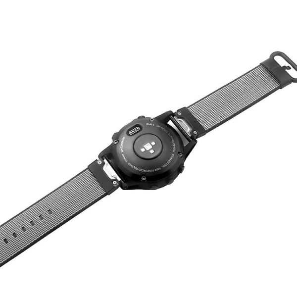 Til Garmin Fenix ​​5 Quick Release Nylon urrem Black