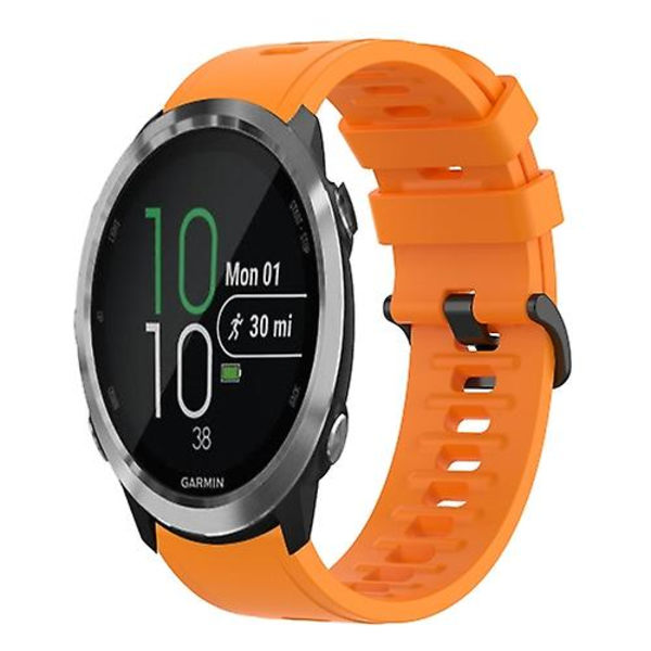 Garmin Forerunner 645 Music 20 mm yksivärinen pehmeä watch Orange