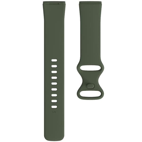 För Fitbit Versa 3 / Sense Silicone Watch Band Dark Green