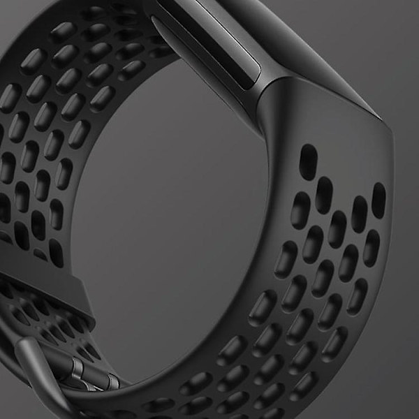 Fitbit Charge 5 silikonireikäiselle watch Wine Red