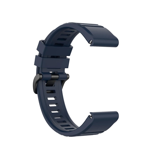 Silikon Snabbkoppling Rem För Garmin Fenix 7 / Epix Midnight Blue