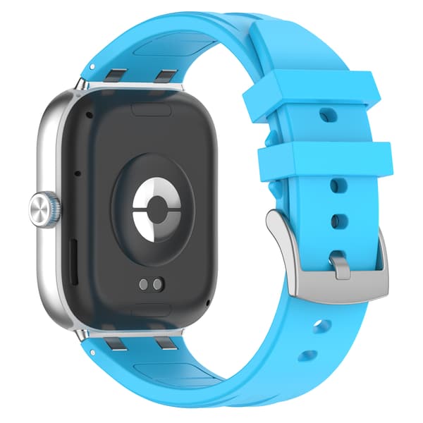 Stropp for Xiaomi Band 9 Pro/Band 8 Pro, ensfarget silikonstropp (Himmelblå)