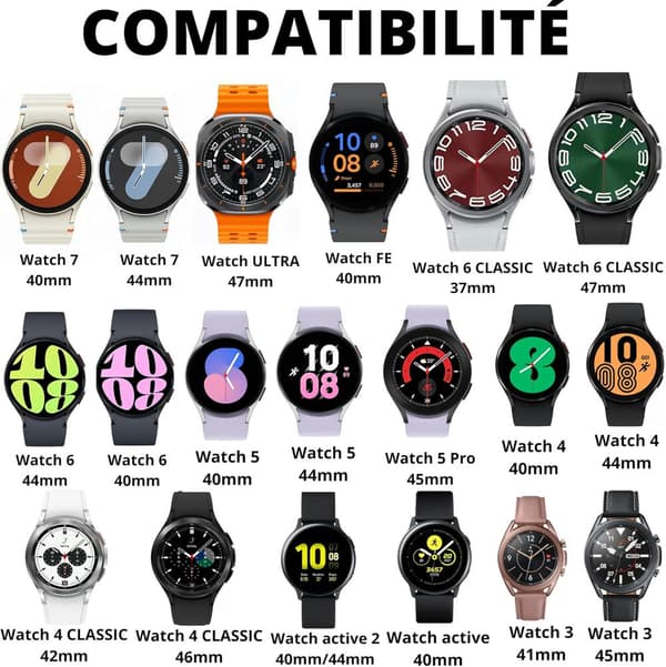 Oplader til Samsung Galaxy Watch Ultra/Fe/7/6/5/4/4 Classic/3/Active 2/Active - 100 cm USB-kabel
