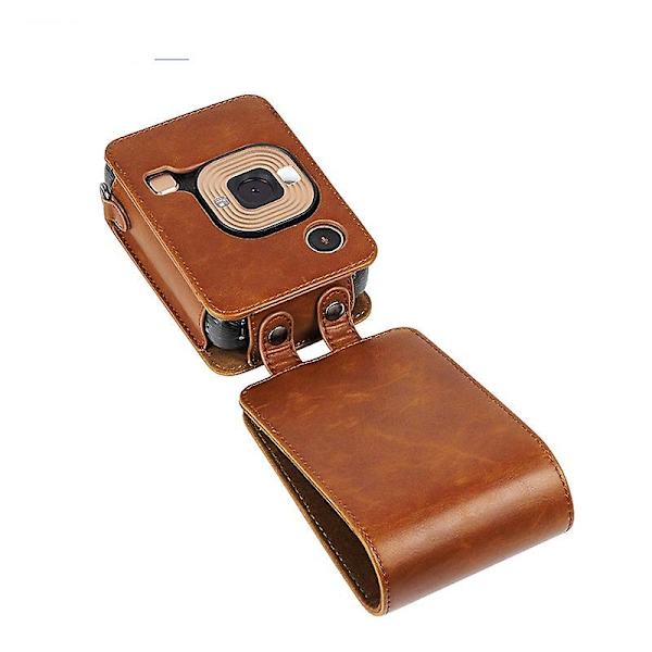 Case vaihto Fujifilm Instax Mini Liplay Retro Style -tyyliin Brown