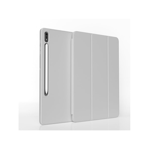 Etui til Samsung Galaxy Tab S7/s8 Magnetisk Suge Anti-fald Grå