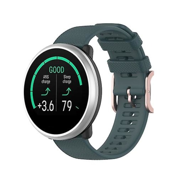 Til Polar Ignite 20mm Dot Texture Watch Band Olive Green