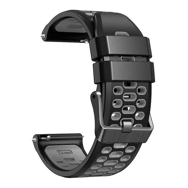 För Suunto 7 Three Rows Holes Watch Black Grey