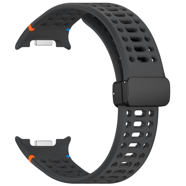 Stropp for Samsung Galaxy Watch 8/Watch 8 Classic pustende silikonstropp (grå)