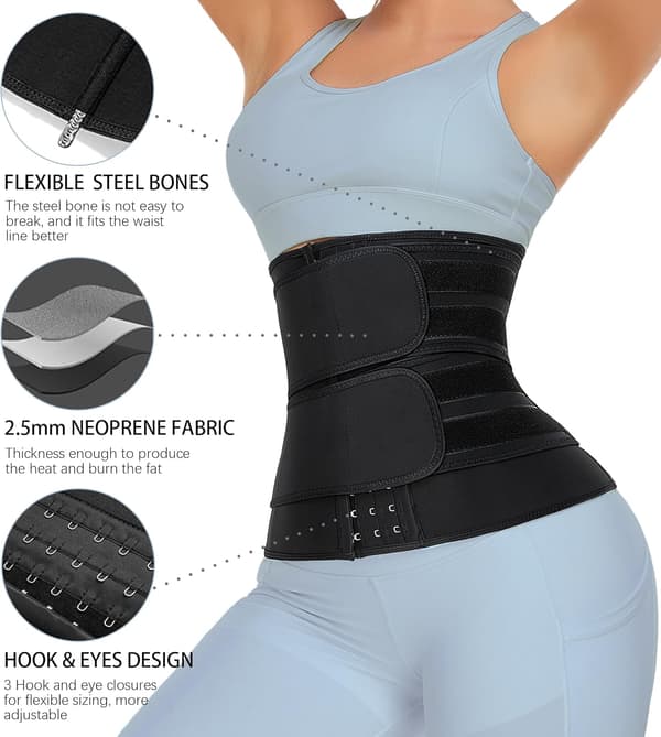 Neopren Midjeformare - Slank Kroppsshaper Midje Trimmer Cincher
