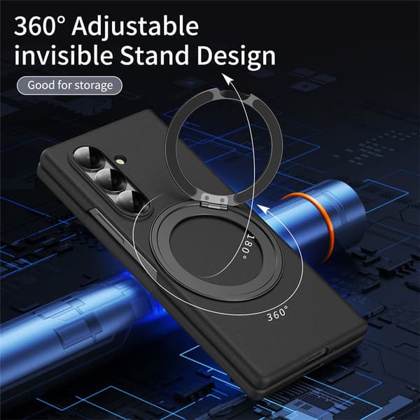 Magnetisk deksel til Samsung Galaxy Z Fold8 Ultra, fallsikkert med 360° roterende stativ Blue