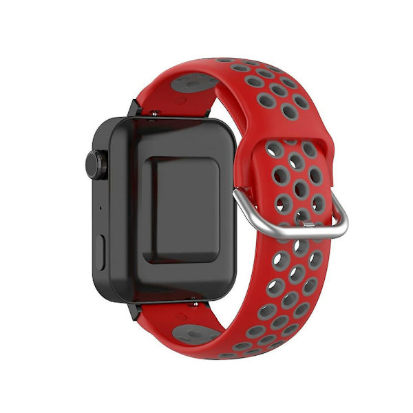 Klokke for Xiaomi Watch / Huawei Honor S1 Red Grey