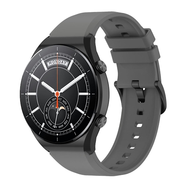 22mm Silikonarmband för Xiaomi Watch S1 Dark Grey