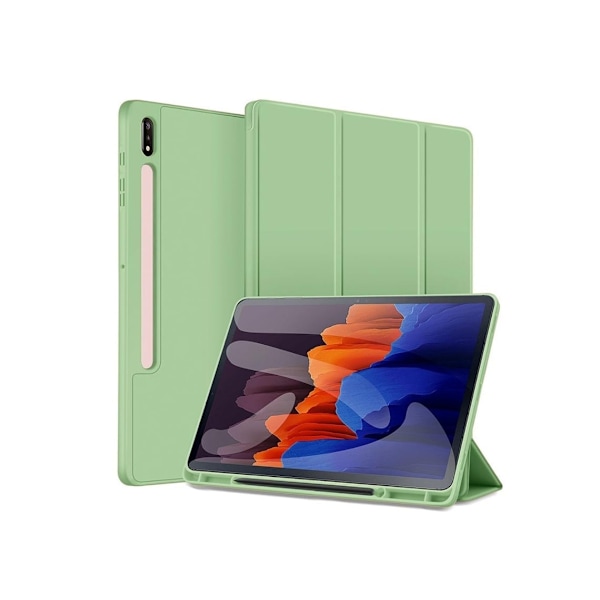 Fodral för Samsung Galaxy Tab S9 11 Magnetisk Sug Anti-fall Ljusgrön