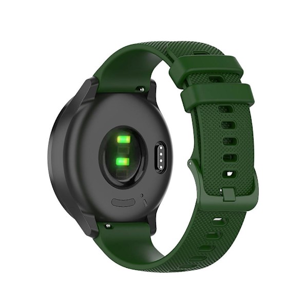 22mm Rutiga Silikonarmband för Xiaomi Watch S1 Amy Green