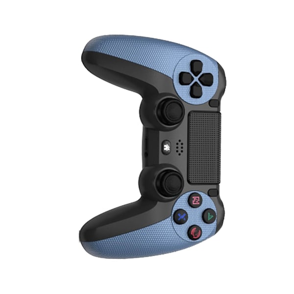 Langaton Bluetooth-peliohjain PS4:lle - Camouflage Blue, kaksoisvärinäohjain valopalkilla