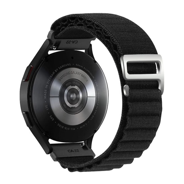 För Garmin Forerunner 255s / Venu 2s Universal Nylon Watch Band Black