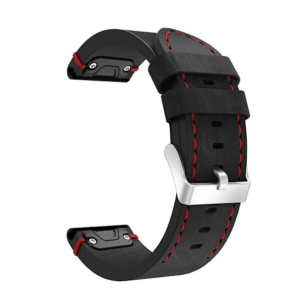 Garmin Descent Mk 2 26mm nahkaompeleiselle watch Black