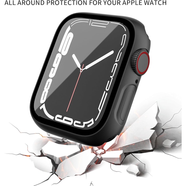 4-pakkaus Apple Watch -kotelo 40mm SE Series 6 5 4 kelloille karkaistulla lasilla