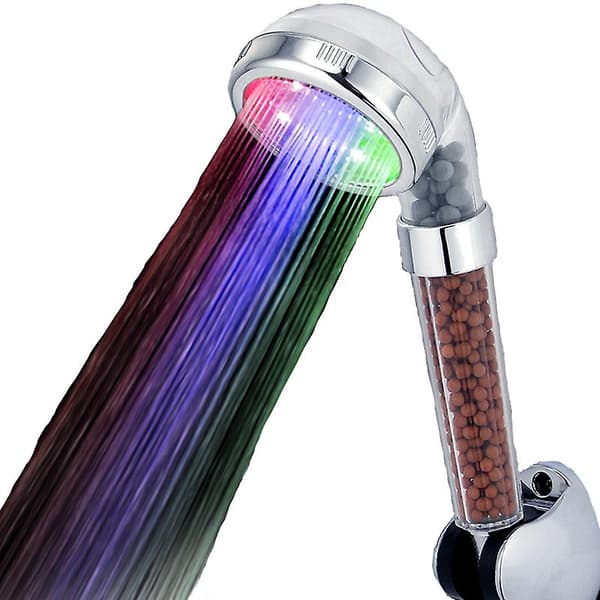 LED-dusjhode - Regnbue-dusjhode - Fargeskiftende LED-dusjhode - LED-dusjhode