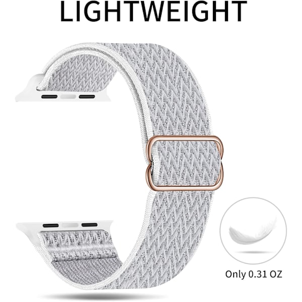 Elastisk Solo Loop-reim kompatibel med Apple Watch-reimer 7 42mm/44mm/45mm
