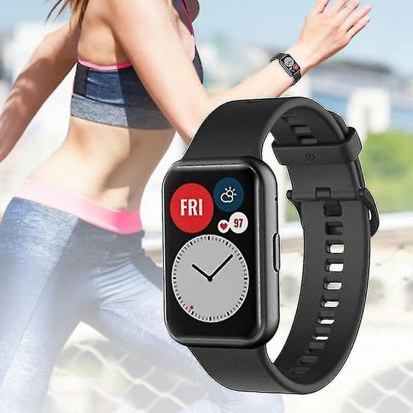 Silikone Rem til Huawei Watch Fit Mint Green