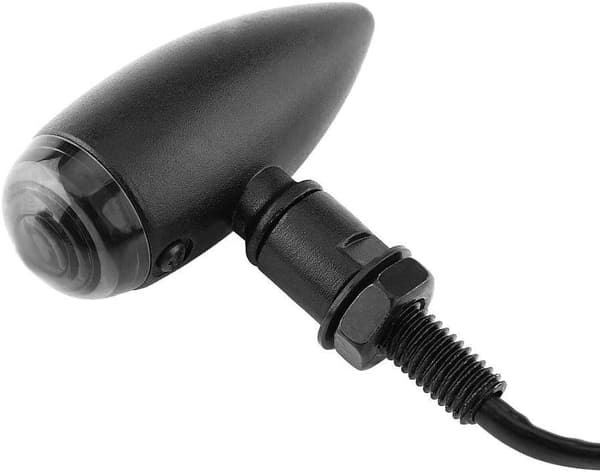 Motorcykel Blinklys Indikatorlys Lampe Sort